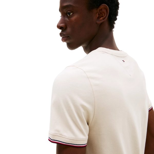 T-shirt Tommy Hilfiger slim fit con righe a contrasto
