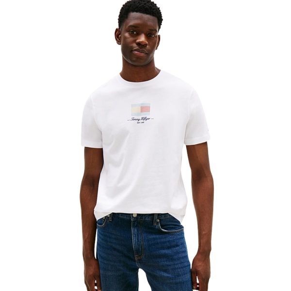 T-shirt Tommy Hilfiger con bandierina a righe Ithaca