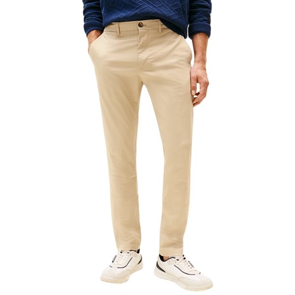 Pantaloni chino Tommy Hilfiger Bleecker slim fit con stampa