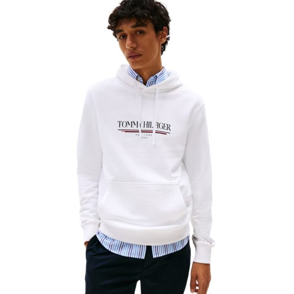 Felpa Tommy Hilfiger con logo centrale