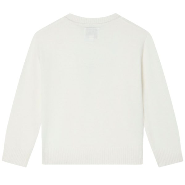 Maglione Guess kids con logo ricamato