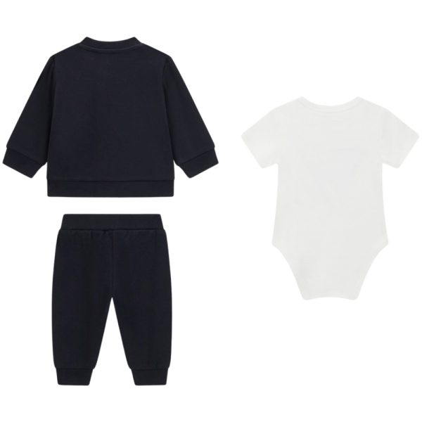 Set felpa, body e pantaloni Guess kids