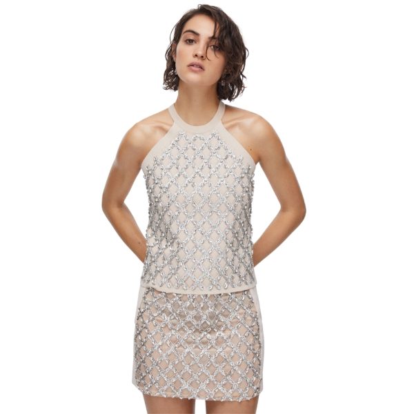 Top Liu Jo con ricami gioiello