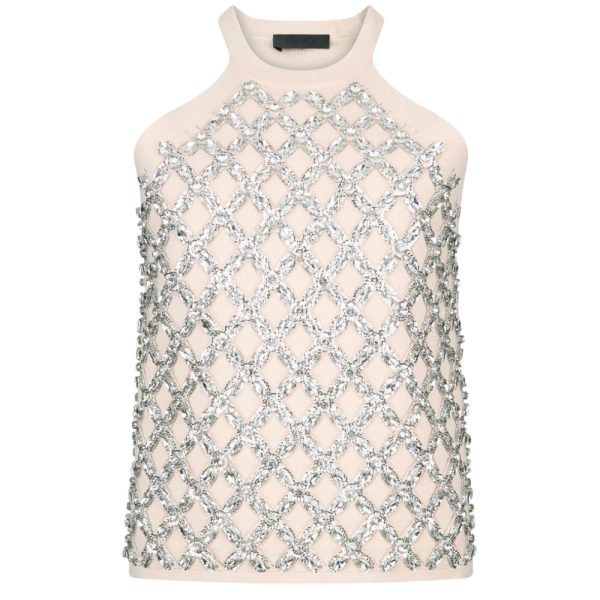 Top Liu Jo con ricami gioiello