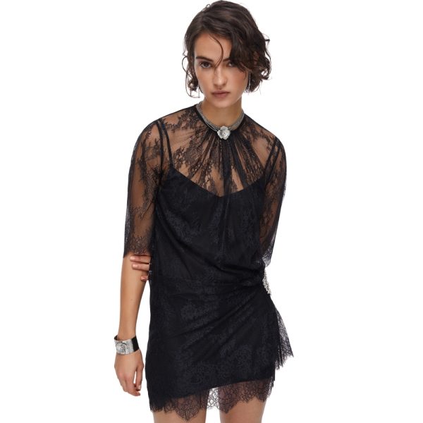 Abito corto Liu Jo in pizzo chantilly