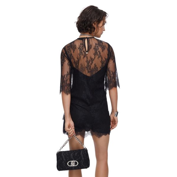 Abito corto Liu Jo in pizzo chantilly