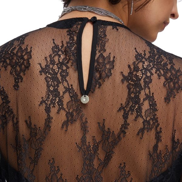 Abito corto Liu Jo in pizzo chantilly