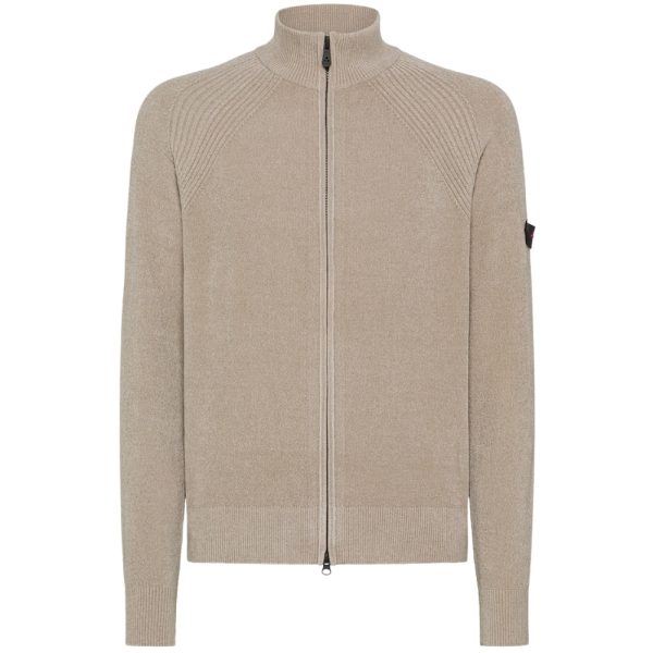 Maglia Peuterey in ciniglia rasata con zip
