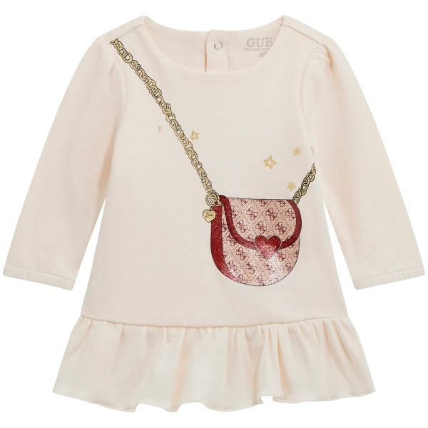 Abito Guess in cotone con logo borsetta