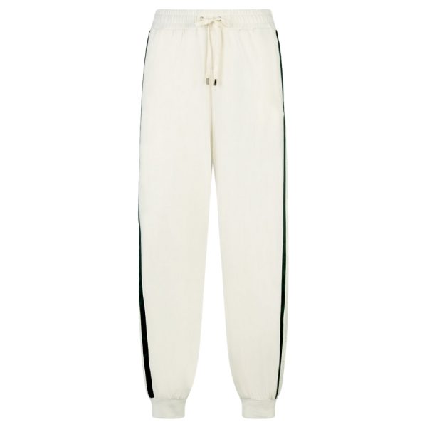 Pantaloni jogging in felpa con pizzo Liu jo