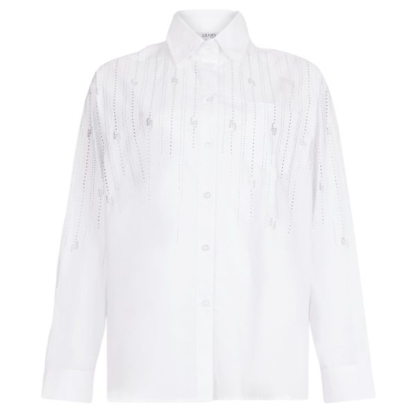 Camicia Liu Jo in cotone con strass