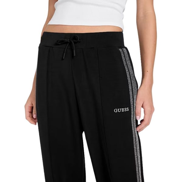 Sotto tuta Guess logo strass laterali