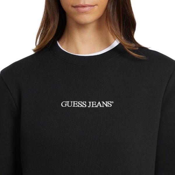 Felpa Guess con logo ricamato