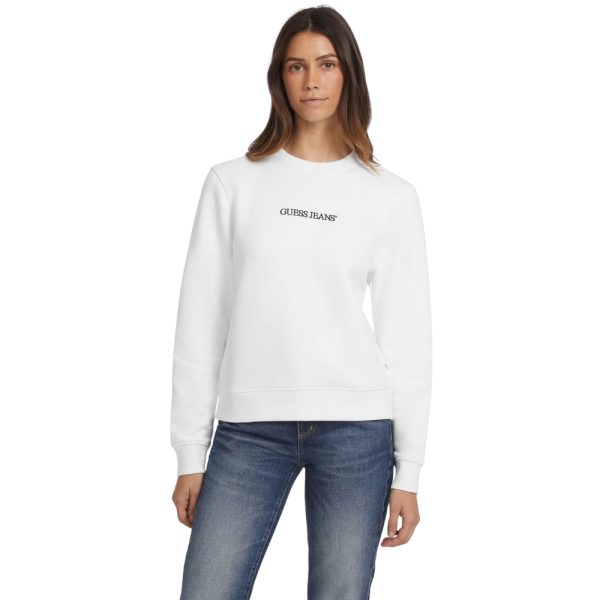 Felpa Guess con logo ricamato