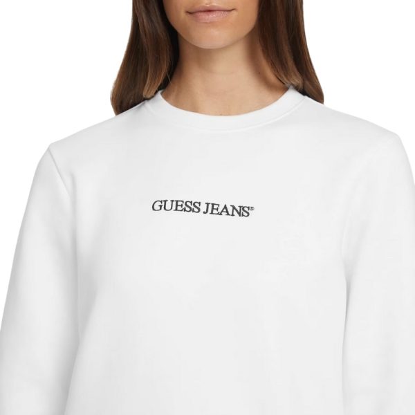Felpa Guess con logo ricamato