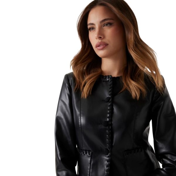 Giacca Guess similpelle Saffiano