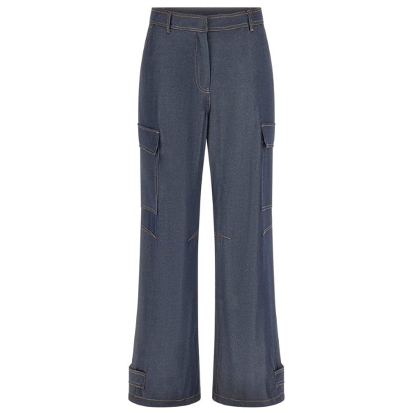 Pantalone Guess effetto denim tasche laterali
