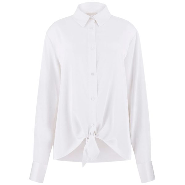 Camicia Guess in raso con fiocco