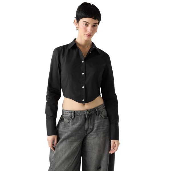 Camicia Guess Jeans corsetto corta