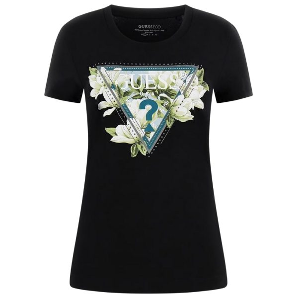 T-Shirt Guess con logo triangolare