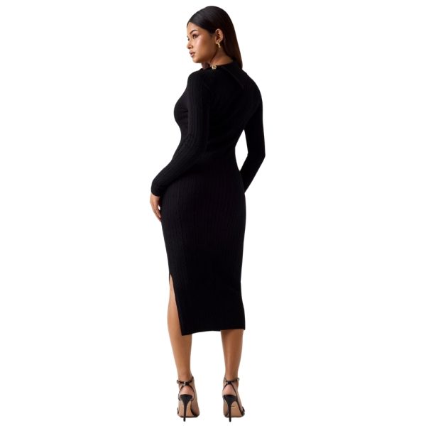 Vestito Guess midi con scollo asimmetrico