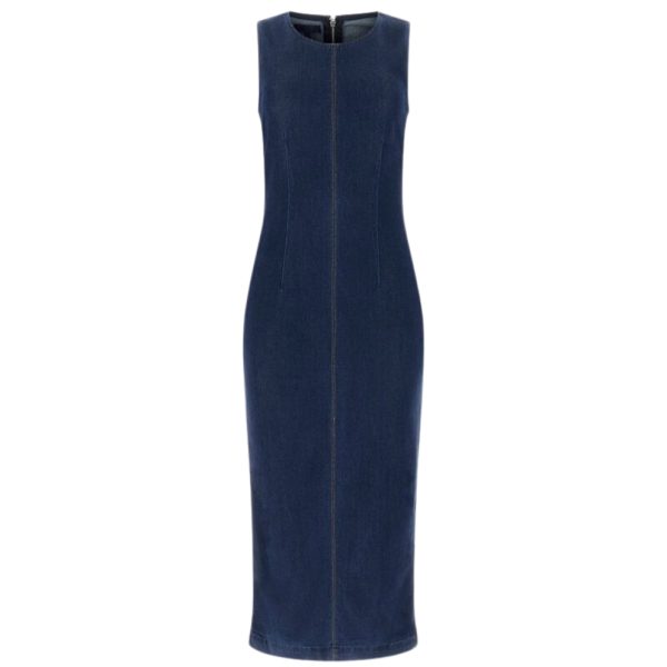 Vestito Guess midi in misto Lyocell