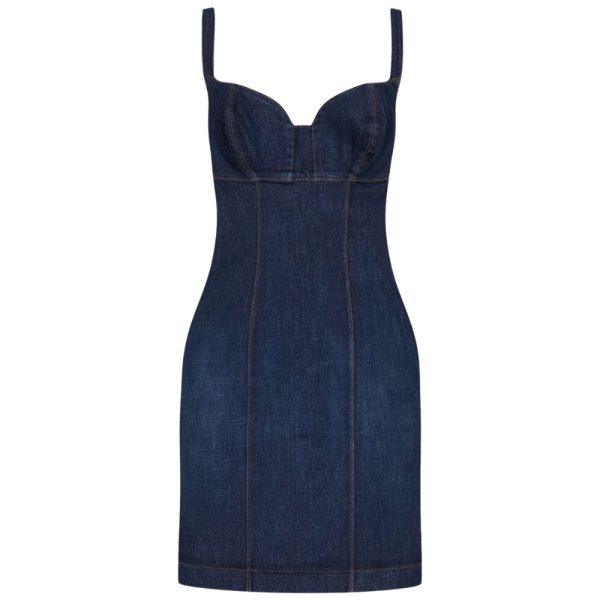 Abito Guess in denim spalline