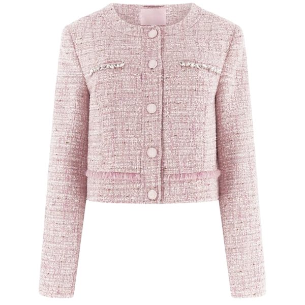Giacca Guess in tweed misto lana