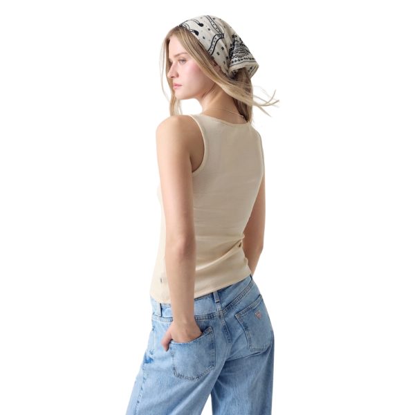 Canotta Guess Jeans a costine logo