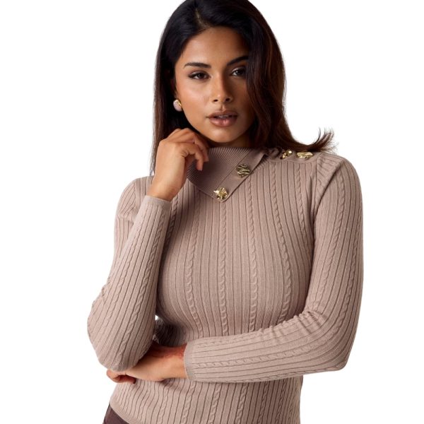 Maglione Guess con scollo asimmetrico