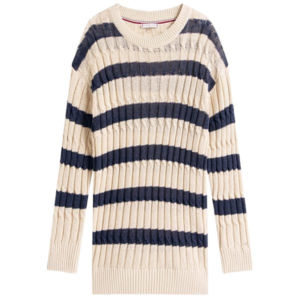 Maglione Tommy Hilfiger relaxed fit in misto lino