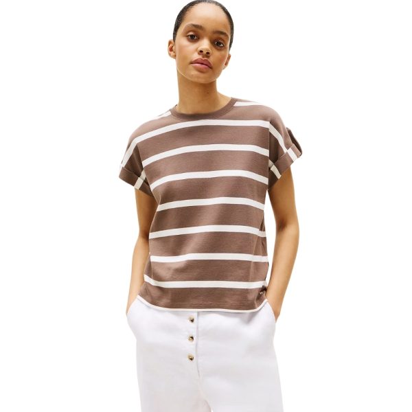 T-shirt Tommy Hilfiger con bottoni dorati