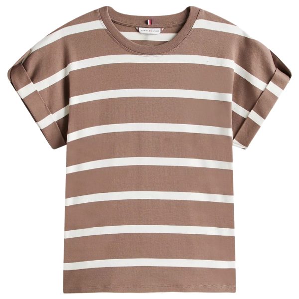 T-shirt Tommy Hilfiger con bottoni dorati