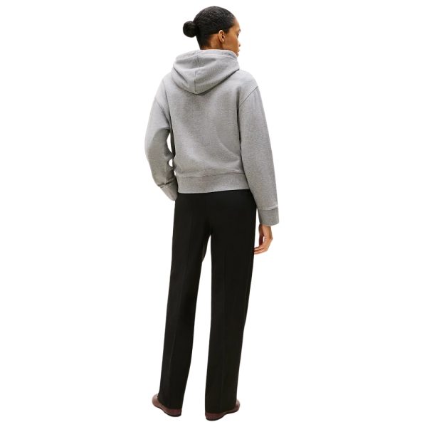Felpa Tommy Hilfiger con cappuccio, lacci e logo ricamato
