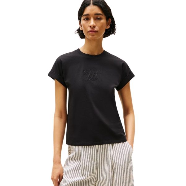 T-shirt Tommy Hilfiger con logo ricamato