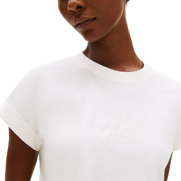 T-shirt Tommy Hilfiger con logo ricamato