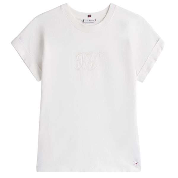 T-shirt Tommy Hilfiger con logo ricamato