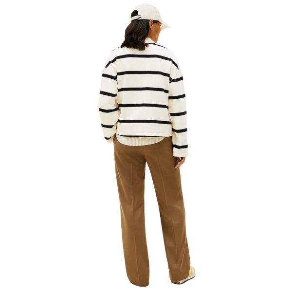 Felpa Tommy Hilfiger in spugna con logo ricamato