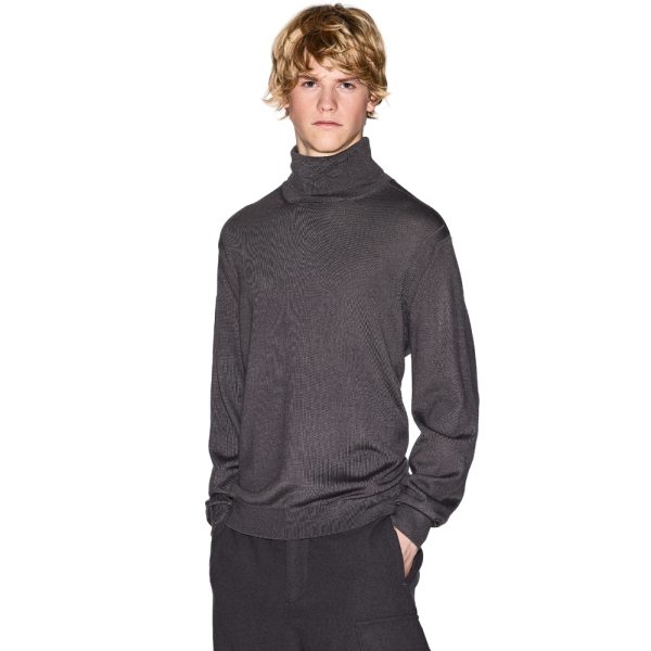 Maglione Armani Exchange dolcevita misto lana