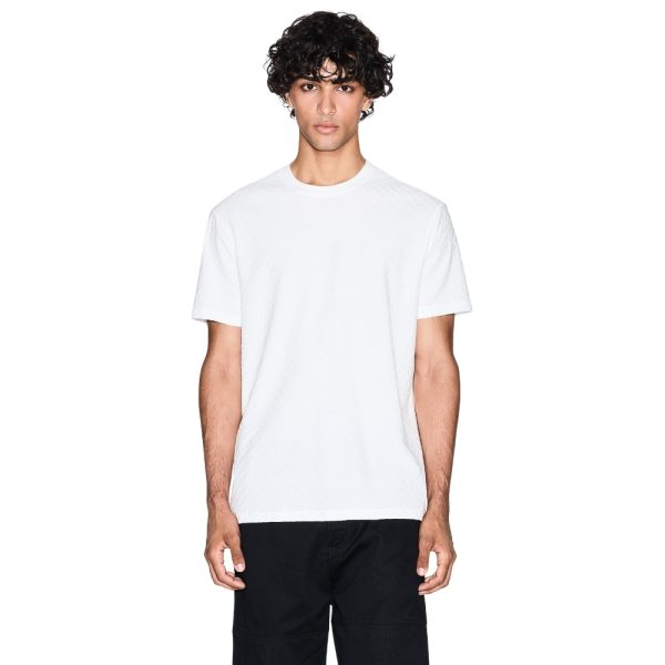 T-Shirt Armani Exchange tessuto jacquard