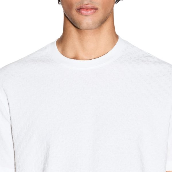 T-Shirt Armani Exchange tessuto jacquard