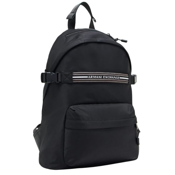Zaino Armani Exchange con strip con logo