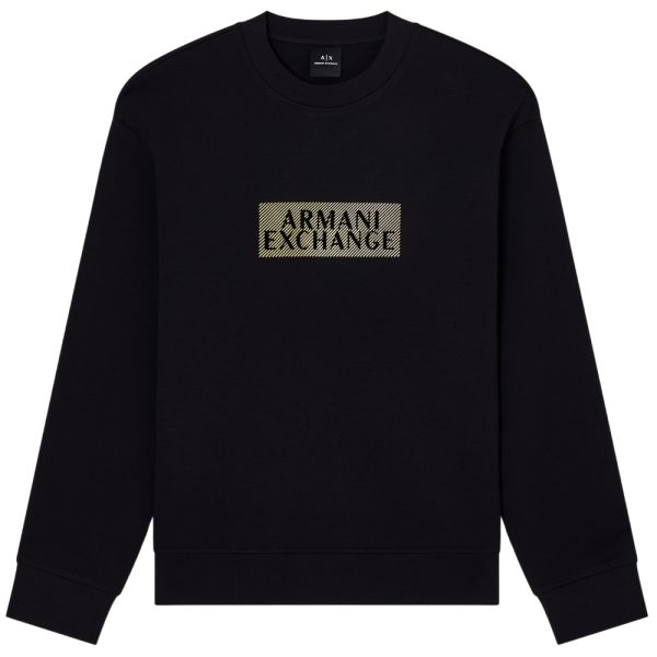 Felpa Armani Exchange girocollo in cotone