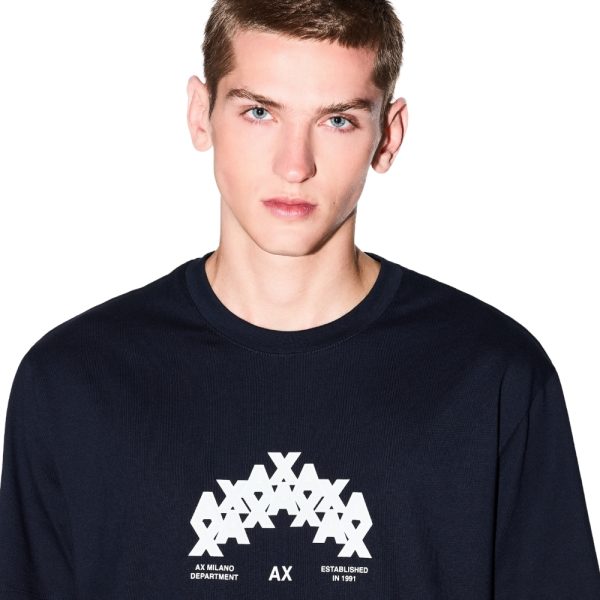 T-Shirt Armani Exchange con stampa grafica
