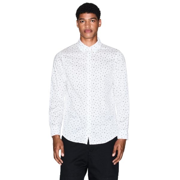 Camicia Armani Exchange logo lettering