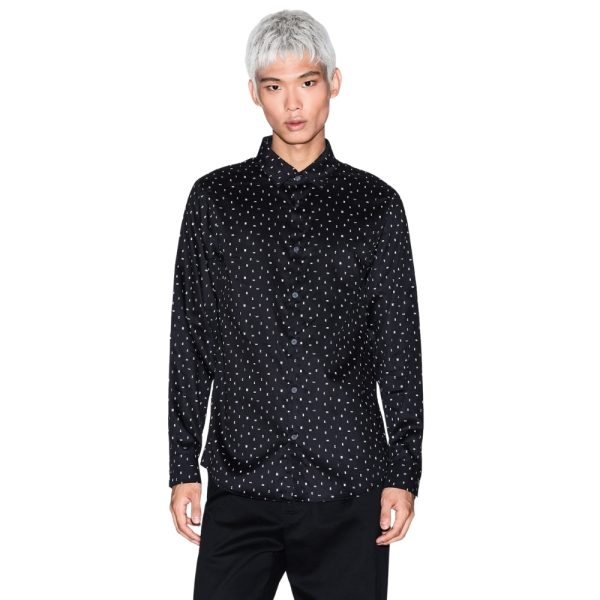 Camicia Armani Exchange logo lettering