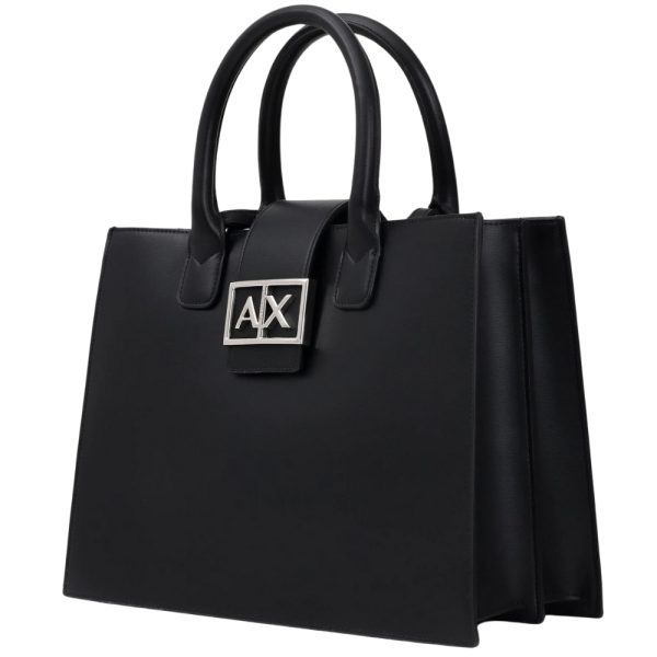 Borsa Armani Exchange Top Handless in tessuto tecnico