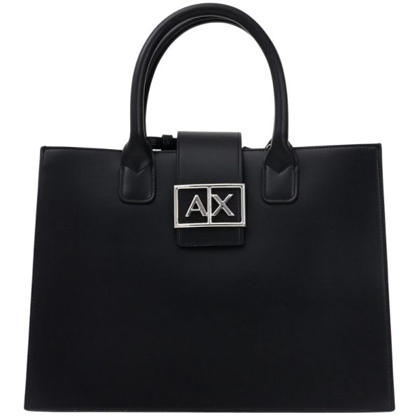 Borsa Armani Exchange Top Handless in tessuto tecnico