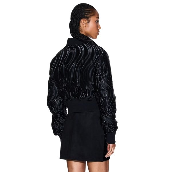 Bomber Armani Exchange corto goffrato