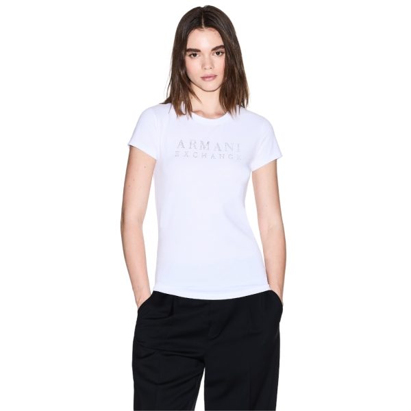 T-Shirt Armani Exchange in cotone stretch
